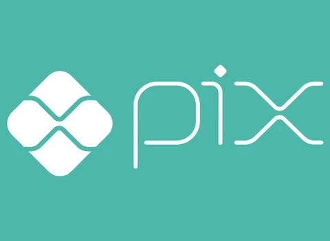 Pix — logotipo do meio de pagamento usado para depósito e saque no Lotogreen